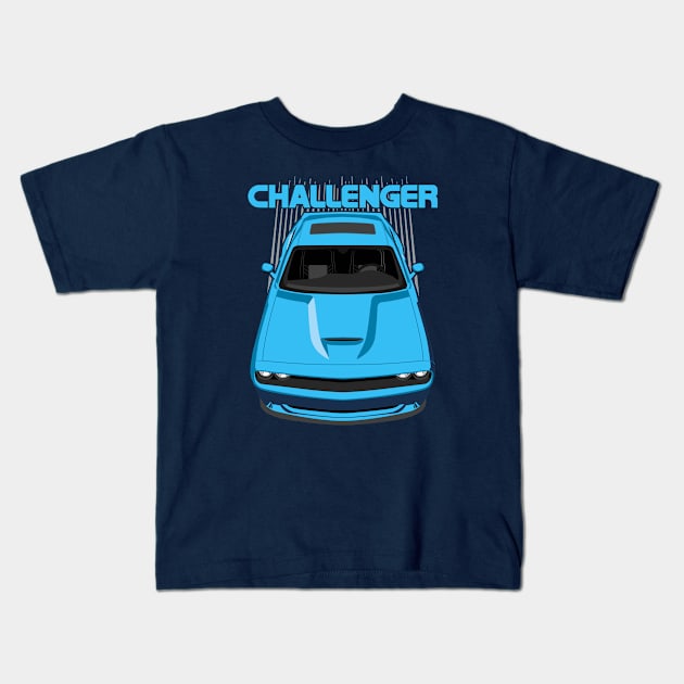 Challenger - B5 Blue Kids T-Shirt by V8social